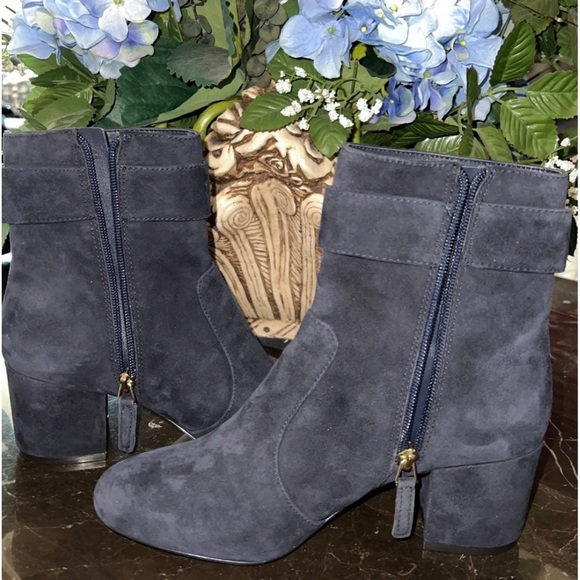 Nine West black suede leather booties size 7 - Picture 10 of 15